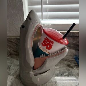 Jaws 50th anniversary popcorn bucket and drink cup
